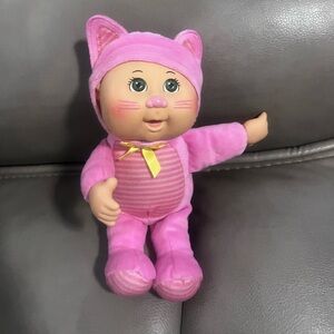 Cabbage Patch Kids Barnyard Friends Cuties Ashe Kitty Cat Pink 9" Doll